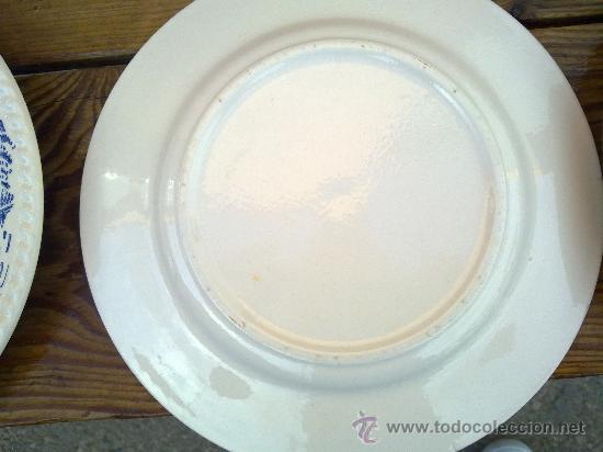 Antig&uuml;edades: JUEGO DE 6 PRECIOSOS PLATOS. - Foto 3