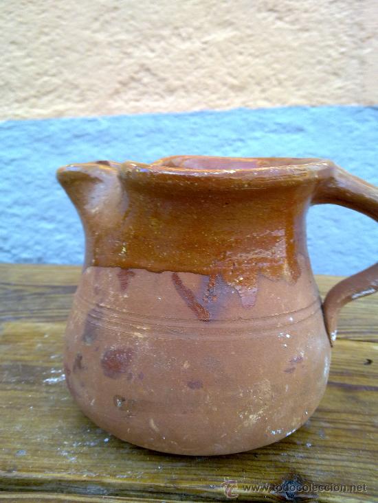Antig&uuml;edades: ANTIGUA JARRA DE BARRO. - Foto 1