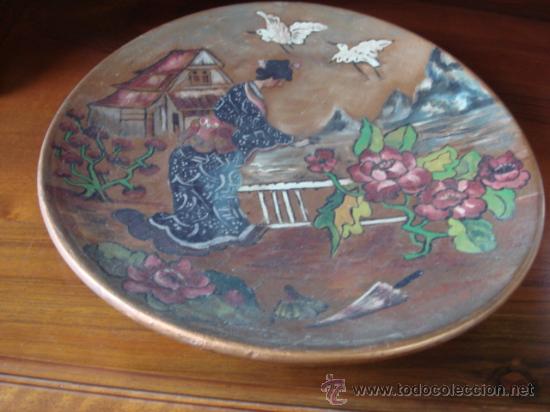 PLATO DE TERRACOTA (Antigüedades - Porcelanas y Cerámicas - China)