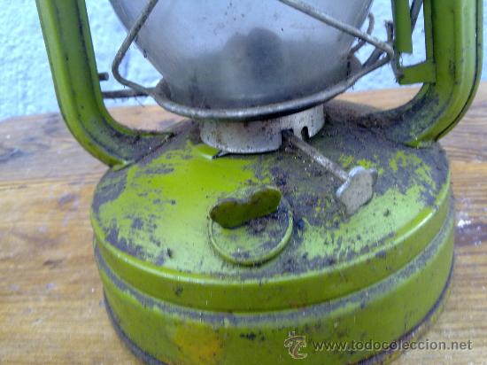 Antig&uuml;edades: BONITO FAROL EN COLOR VERDE. - Foto 3
