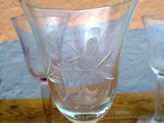 Antig&uuml;edades: ANTIGUAS Y PRECIOSAS 4 COPAS TALLADAS - Foto 3