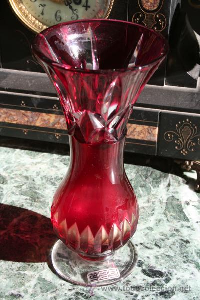 Antig&uuml;edades: FLORERO CRISTAL DE FRERES REF.4973 - Foto 2