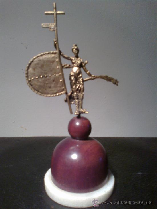 Antiques: FIGURA DEL GIRALDILLO DE SEVILLA EN METAL