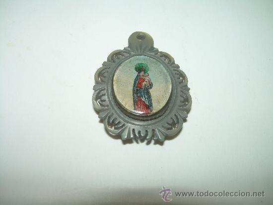 Antig&uuml;edades: ANTIGUA MEDALLA DE NACAR. - Foto 1