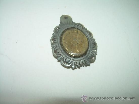 Antig&uuml;edades: ANTIGUA MEDALLA DE NACAR. - Foto 2