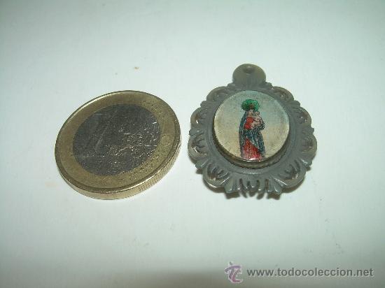 Antig&uuml;edades: ANTIGUA MEDALLA DE NACAR. - Foto 3