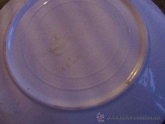 Antig&uuml;edades: PLATO SIGNADO , 19CMS - Foto 2