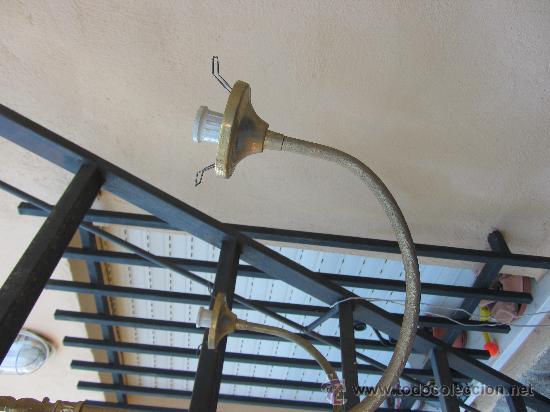 Antig&uuml;edades: lampara de techo en Metal - Foto 3