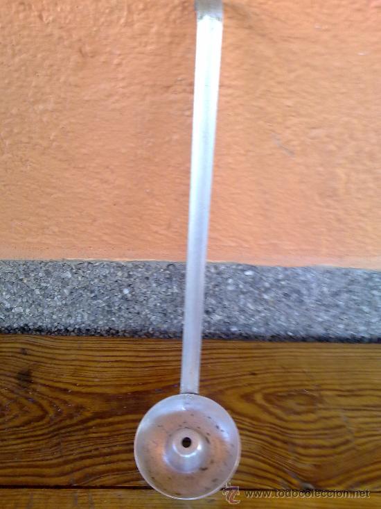 Antig&uuml;edades: ANTIUGUA ESPUMADERA EN ALUMINIO. - Foto 1