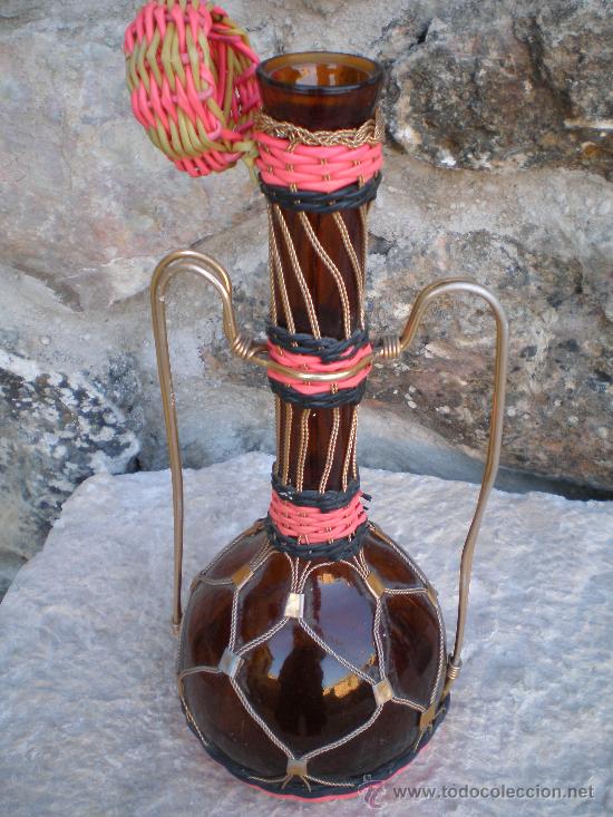 Antig&uuml;edades: BONITA BOTELLA DECORADA - Foto 1