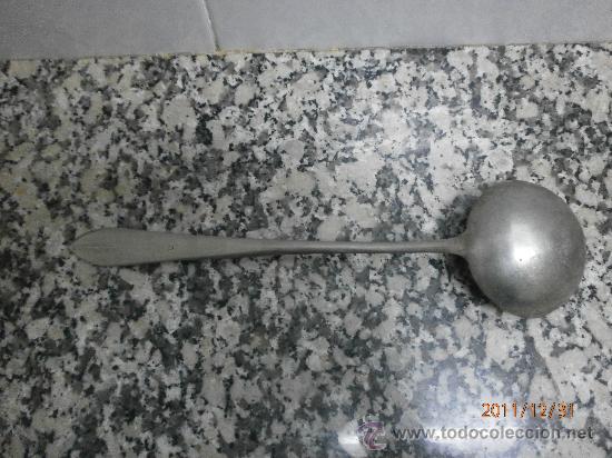 Antig&uuml;edades: ANTIGUO CUCHARON DE ALPACA MARCA PORKET - Foto 2