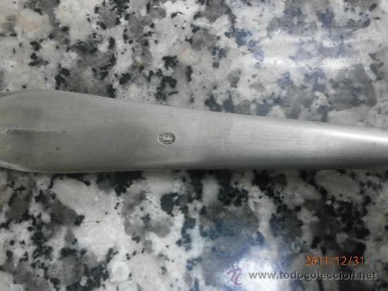 Antig&uuml;edades: ANTIGUO CUCHARON DE ALPACA MARCA PORKET - Foto 3