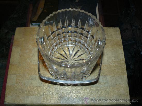 Antig&uuml;edades: CUBITERA DE CRISTAL TALLADO - Foto 2