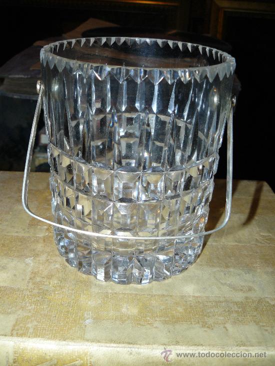 Antig&uuml;edades: CUBITERA DE CRISTAL TALLADO - Foto 3