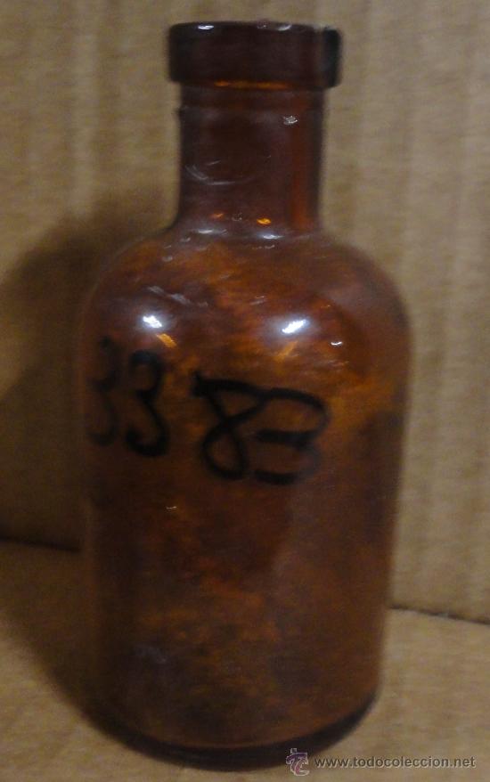 Antig&uuml;edades: Frasco de farmacia, 9 cm - Foto 1