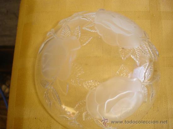 Antig&uuml;edades: cuenco de cristal fino - Foto 2