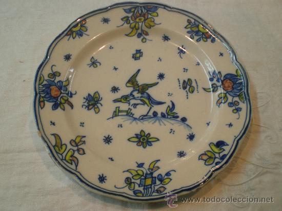 Antig&uuml;edades: plato de ceramica - Foto 1