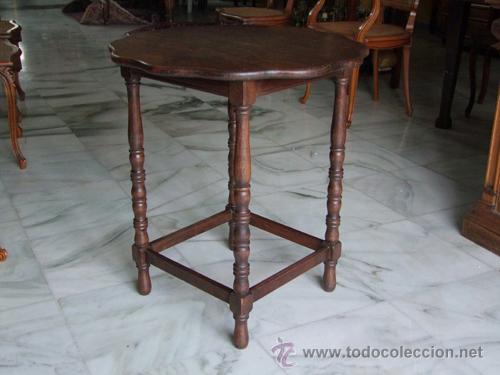 Antig&uuml;edades: MESA AUXILIAR, ROBLE REF.5016 - Foto 2