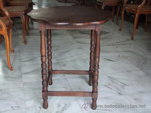 Antig&uuml;edades: MESA AUXILIAR, ROBLE REF.5016 - Foto 1