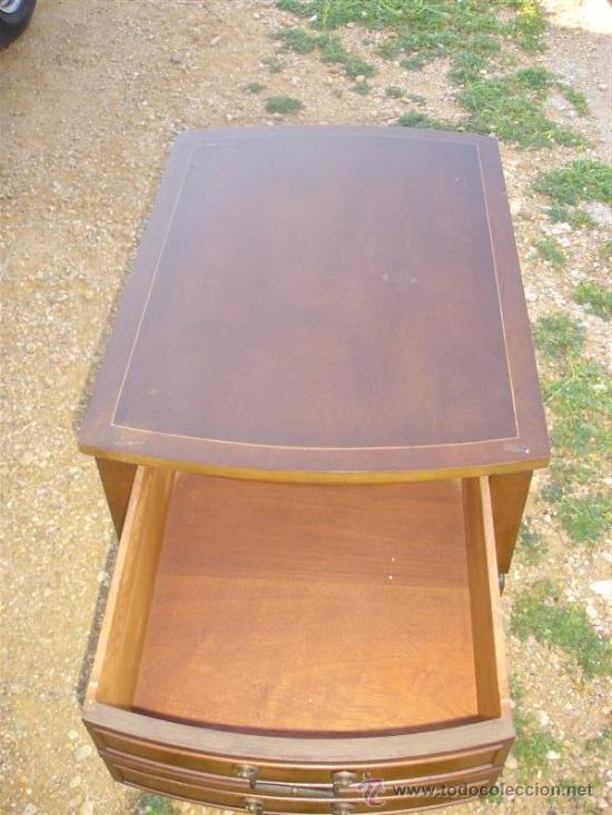 Antig&uuml;edades: mesa de madera de mogno - Foto 2