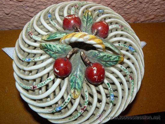 Antig&uuml;edades: CERAMICA-CESTO DE MIMBRE - Foto 2