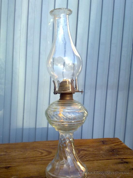 Antig&uuml;edades: ANTIGUO QUINQUE DE CRISTAL, - Foto 1