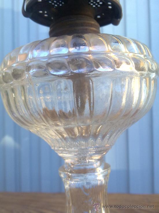 Antig&uuml;edades: ANTIGUO QUINQUE DE CRISTAL, - Foto 5