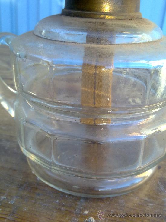 Antig&uuml;edades: ANTIGUO QUINQUE DE CRISTAL, - Foto 3