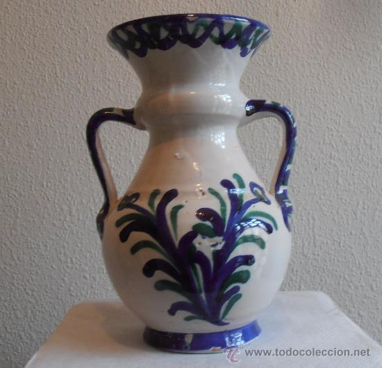 Antig&uuml;edades: JARRON DE CERAMICA GRANADINA - Foto 1