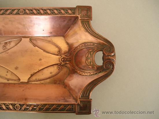 Antig&uuml;edades: Bandeja de cobre - Foto 2