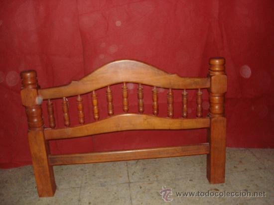 Antig&uuml;edades: CABECERO BARROTES RUSTICO - Foto 2