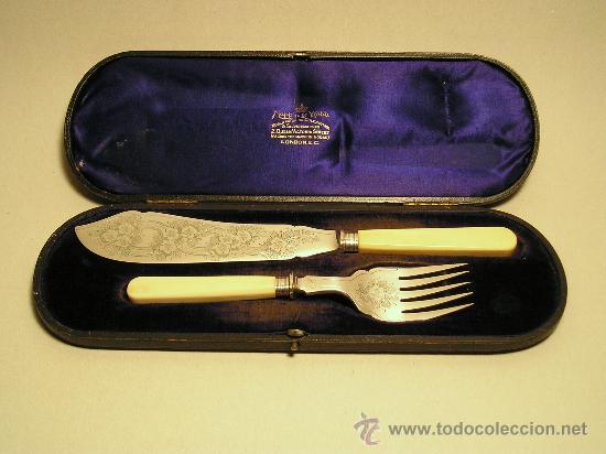 Antig&uuml;edades: Servicio de pescado &ldquo;Mappin Webb&rdquo; - Foto 1