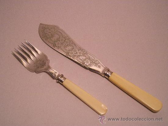 Antig&uuml;edades: Servicio de pescado &ldquo;Mappin Webb&rdquo; - Foto 2