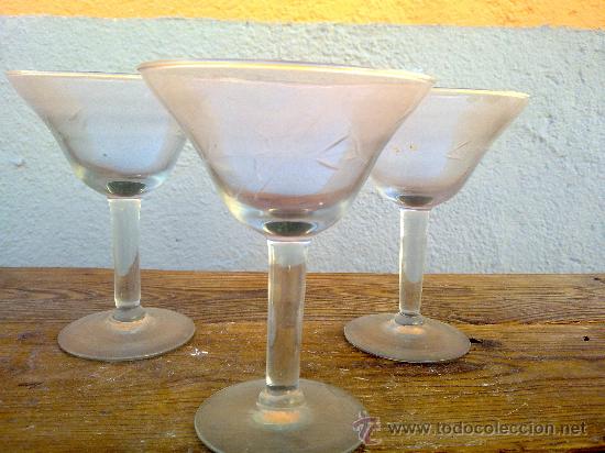 Antig&uuml;edades: ANTIGUAS 3 COPAS TALLADAS - Foto 1