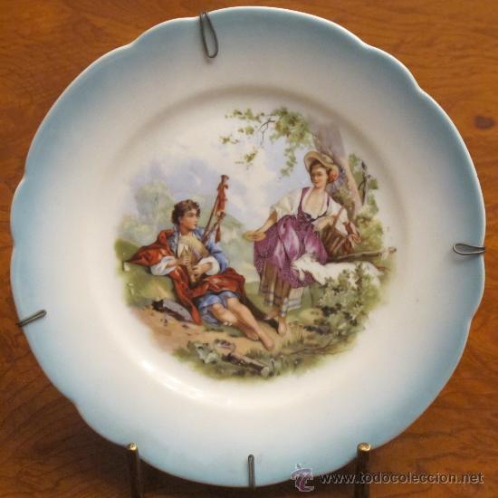Antig&uuml;edades: ANTIGUO PLATO PORCELANA - Foto 1