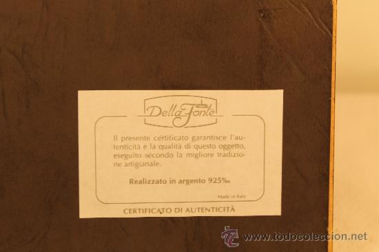Antig&uuml;edades: CUADRO CON MINIATURA EN PLATA DE LEY ALEGORIA PRIMAVERA - Foto 3