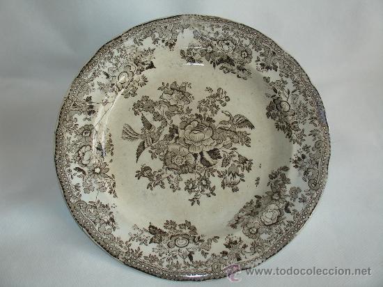 Antig&uuml;edades: PLATO DE VAJILLA - PRIMAVESI & SONS - CARDIFF - Foto 1
