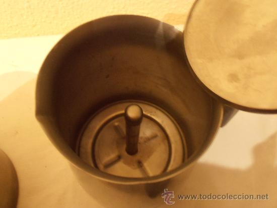 Antig&uuml;edades: CAFETERA DE ACERO ANTIGUA - Foto 6