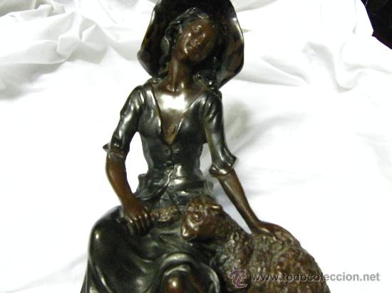 Antig&uuml;edades: DAMA ACARICIANDO OVEJA - Foto 6