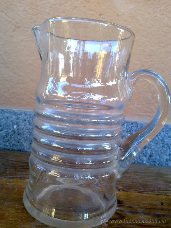 Antig&uuml;edades: ANTIGUA JARRA DE CRISTAL - Foto 1