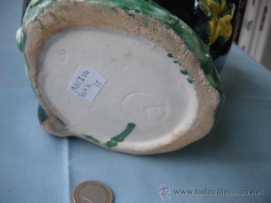 Antig&uuml;edades: ANTIGUO BOTIJO DE MANISES CON FORMA DE SAND&Iacute;A - Foto 3