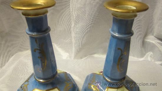 Antig&uuml;edades: CANDELABROS DE PORCELANA - Foto 4