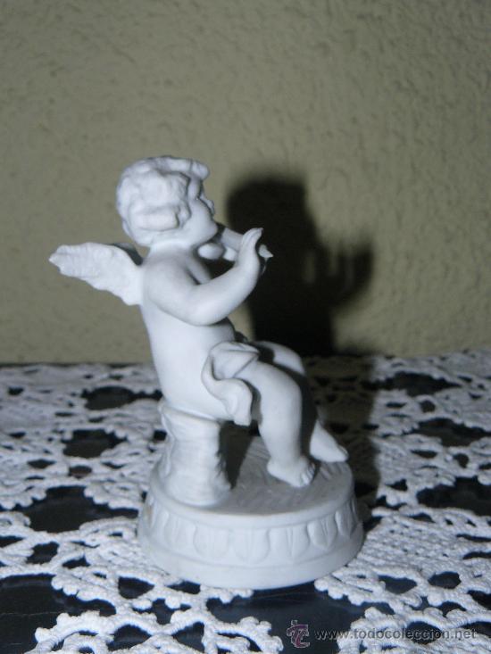 Antig&uuml;edades: BISCUIT DE MEISSEN-ANGEL AL VIOL&Iacute;N - Foto 3
