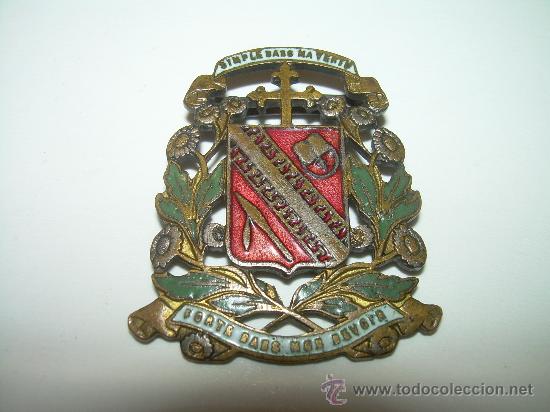 Antig&uuml;edades: ANTIGUA MEDALLA ESMALTADA. - Foto 1