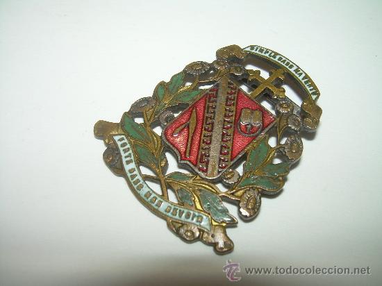 Antig&uuml;edades: ANTIGUA MEDALLA ESMALTADA. - Foto 2