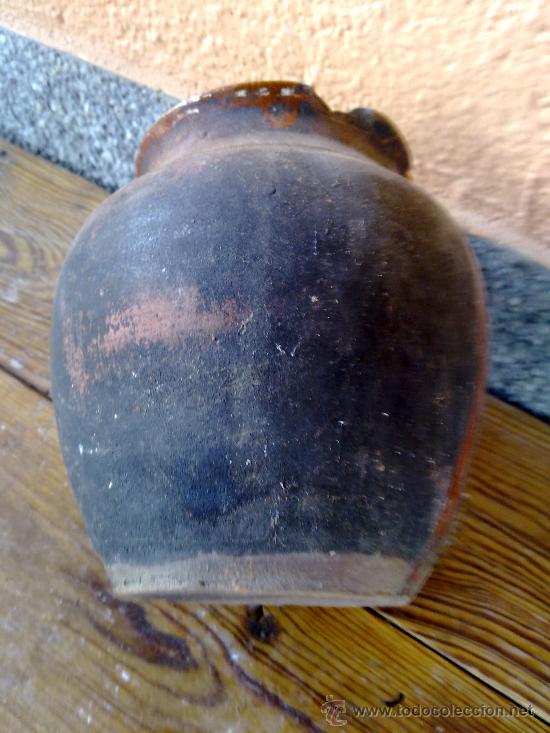 Antig&uuml;edades: ANTIGUA OLLA O PUCHERO DE BARRO. - Foto 6
