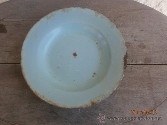 Antig&uuml;edades: ANTIGUO PLATO METALICO - Foto 1