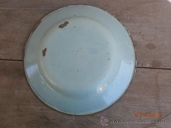 Antig&uuml;edades: ANTIGUO PLATO METALICO - Foto 2