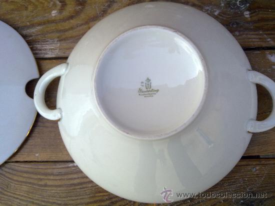 Antig&uuml;edades: preciosa sopera de porcelana winterding. - Foto 4
