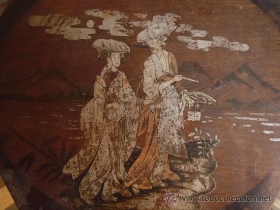 Antigüedades: Exquisita caja joyero de madera original de una geisha,siglo XIX,auténtica rareza,necesita restaurac - Foto 5 - 30589433